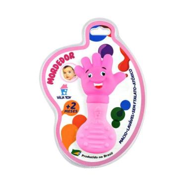 Imagem de Mordedor Vila Toy Mãozinha - Rosa