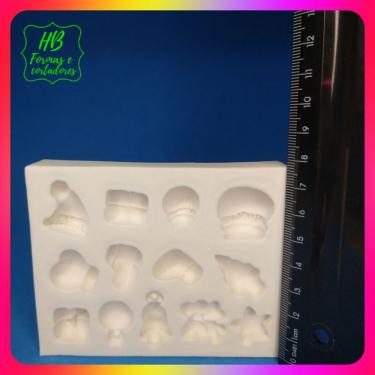 Imagem de Molde Silicone Kit Natal para Docinhos