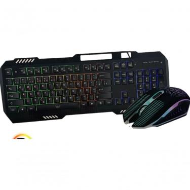 Imagem de Kit Teclado E Mouse Game Semi Mecânico Altomex A-638