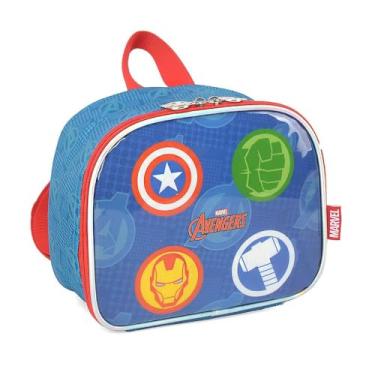 Imagem de Lancheira Térmica Infantil Masculina Vingadores Marvel by Luxcel Ref.38013 (Azul)