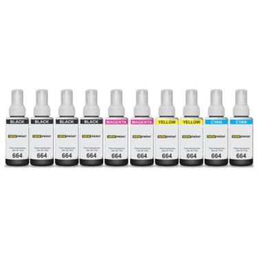 Imagem de 10x Refil Tinta Compatível Epson 664 L355 L375 L395 L120 - New Print