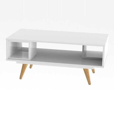 Imagem de Mesa de Centro Retrô Branco - Mobly