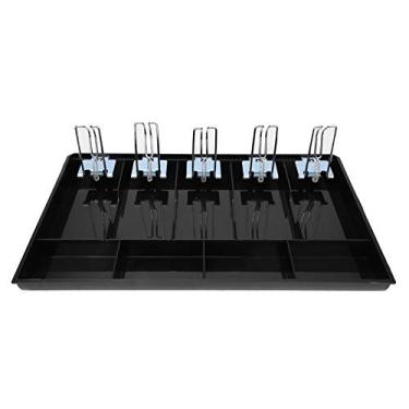 Imagem de Gaveta de Dinheiro Preto Clamp/Holder FIX Moeda para Supermercados e Lojas Com Gaveta de Organizador de Clipe de Metal (Preto)