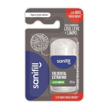 Imagem de Fio Dental Extrafino Sanifill Menta 125m Leve Mais Pague Menos