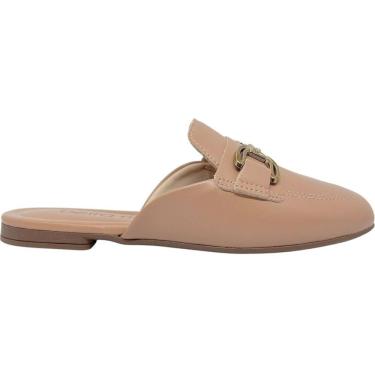 Imagem de Mule Feminina Casual Dia a Dia Passeio Trabalho Conforto Detalhe Metalizado Beira Rio 4323.100