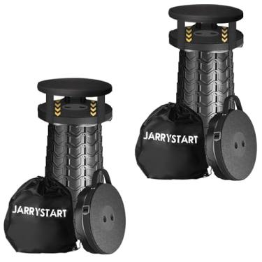 Imagem de JarryStart Pacote com 2 bancos de acampamento dobráveis