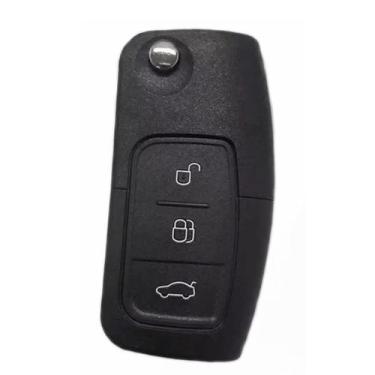 Imagem de Carcaça Chave Canivete Oca Ford Ecoesporte New Fiesta 2013 A 2016 - Ma