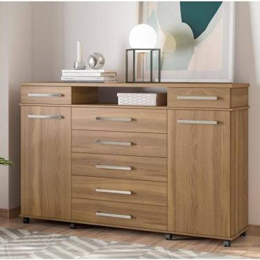 Imagem de Comoda 7 Gavetas 2 Portas Texas Amendola