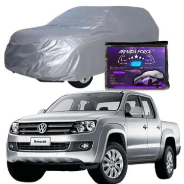 Imagem de Capa De Cobrir Carro Amarok tamanho EGG Forrada Impermeável Armada For