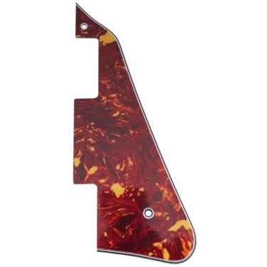 Imagem de Musiclily Escudo Pickguard para Guitarra EUA Les Paul Estilo Moderno, 4 Camadas Vintage Tortoise