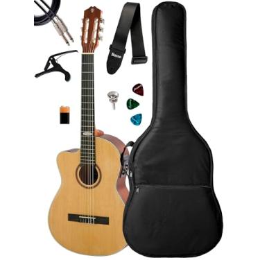 Imagem de Violão Strinberg Sc200c Ns Lh + Capa Luxo E Acessórios