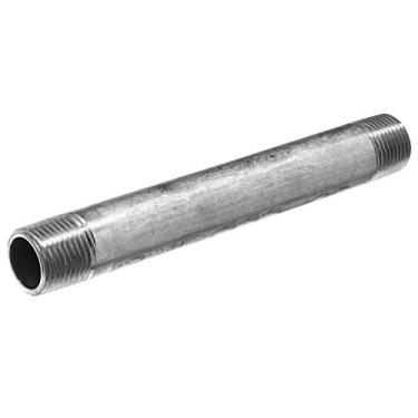 Imagem de USA SEALING ZUSA-PF-5778 Bico de tubo de alumínio Schedule 40 rosqueado em ambas as extremidades, 1/5.1 cm NPT, 15.2 cm de comprimento