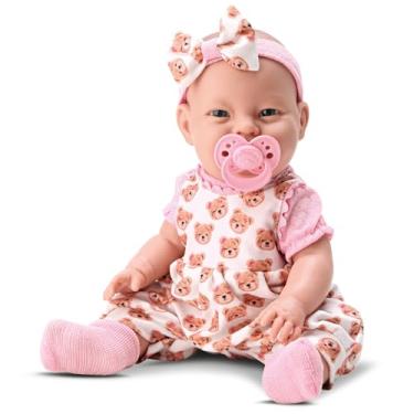 Imagem de Bambola Boneca Baby Reborn Premium Recém Nascida 34cm