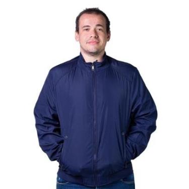Imagem de Jaqueta Microfibra Plus Size Broken Rules Masculina 588007 Marinho-Masculino