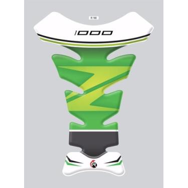 Imagem de Protetor De Tanque Motos Tank Pad Z1000 Kawasaki Verde R-180 - Resitan