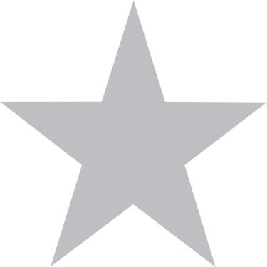 Imagem de Etiqueta Lisa Com Formas Estrelinha Prata Com 210 Etiquetas