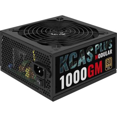 Imagem de Fonte De Alimentação ATX Aerocool Gamer KCAS 1000GM PFC Ativo 80 Plus Gold