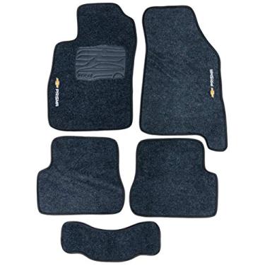 Imagem de Tapetes de Carpete 05 Peças, Cinza (Grafite) - Chevrolet Prisma 2013