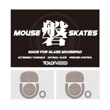 Imagem de TALONGAMES Patins de mouse compatíveis com G PRO X Superlight 2 DEX – Universal para mousepads de vidro, alta durabilidade, baixo ruído, deslizamento suave e controle preciso, borda curva ( série