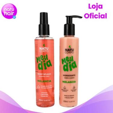 Imagem de Kit Melancia Natucorpo Body Splash 250ml + Hidratante 250ml