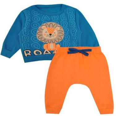 Imagem de Conjunto Moletom Bebê Menino. Ótima qualidade Inverno  tamanho P ao 3 