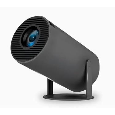 Imagem de Mini Projetor Portatil Hy300 Pro 5g Wifi Bluetooth 5.0 Android 11 Projetor 4K (Cinza)
