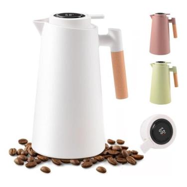 Imagem de Garrafa De Cafe Térmica Vacuum Jug Com Termômetro Digital 1L - Imperiu