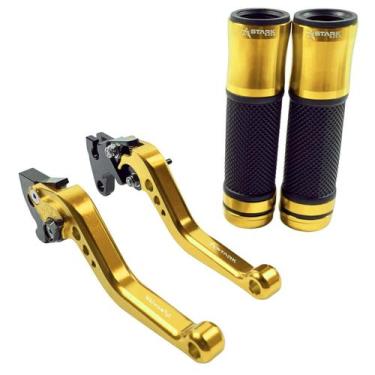Imagem de Kit Manete Manopla Esportivo Xt 225 Xt660r Dt 200 Tdm 25 - Stark Race,