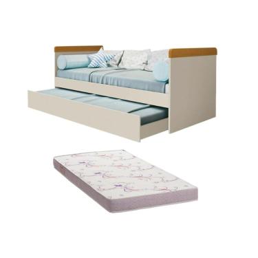 Imagem de Bicama Nuth Reller Solteiro Babá com Colchão 188x88 cm