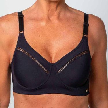 Imagem de Sutiã Sustentação Dilady Woman Plus 323183 Sem Bojo, Preto, 44