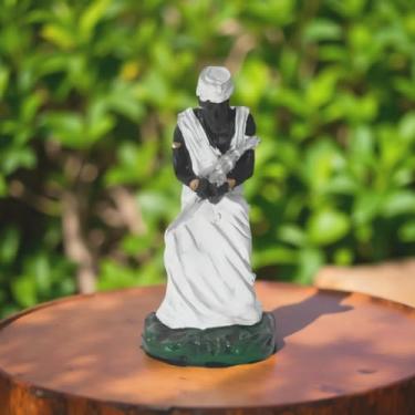 Imagem de Imagem Oxalá orixá umbanda candomblé resina 10 cm