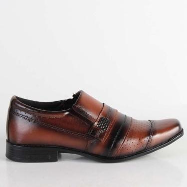 Imagem de Sapato Social Andar Shoes Masculino 2000S Preto, Roma, Caramelo, 42