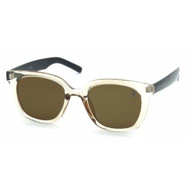 Imagem de Óculos de Sol Quadrado Polo London Club Feminino Proteção UVA UVB kit contém Case