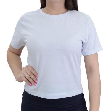 Imagem de Camiseta Feminina LZT MC Cropped Branca - 2333-Feminino