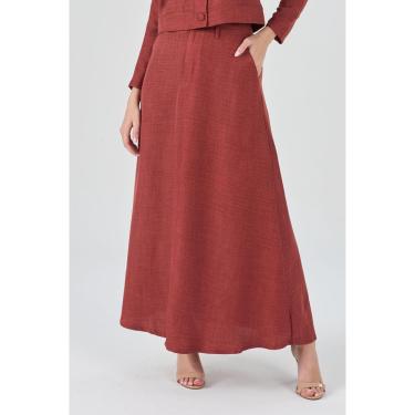 Imagem de Saia Longa PKS Terracota-GG-Feminino