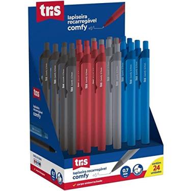 Imagem de Lapiseira 0.7Mm Tris Comfy 4Cores Classicas Dp Com 24-91705