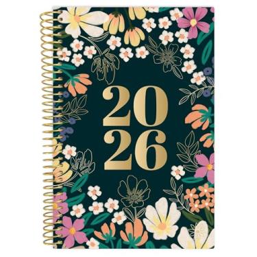 Imagem de bloom daily planners Agenda de bolso 2026 - 10 cm x 15 cm - (janeiro de 2026 a dezembro de 2026) - Mini agenda semanal/mensal e livro de calendário - Blooming Wildly