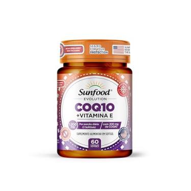Imagem de COQ10 + VITAMINA E 1.200MG 60 SOFTGELS SUNFOOD EVOLUTION