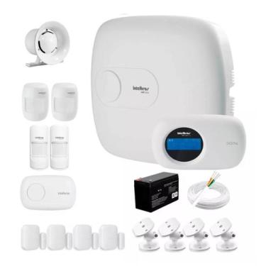 Imagem de Kit de Alarme Intelbras 2018e 8 Sensores Via Internet Aplicativo