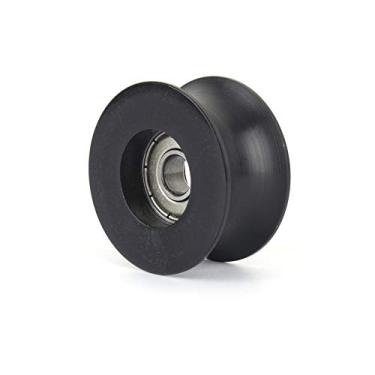 Imagem de Rolamentos de Rolo de Nylon de 8 Mm U Rolamento de Esferas da Polia de Ranhura U Guia de Polia, Operação Suave Com Grande Mobilidade, para Portas, Janelas