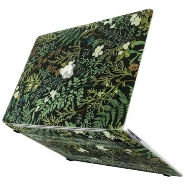 Imagem de Fancity Compatível com MacBook Pro 35.6 cm capa 2025 2024 2023 2021 M4 A3112 A3185 A3401 M3 A2918 A2992 M2 A2779 M1 A2442 Pro Max, capa de plástico rígido e impressão frente e verso Capa para teclado