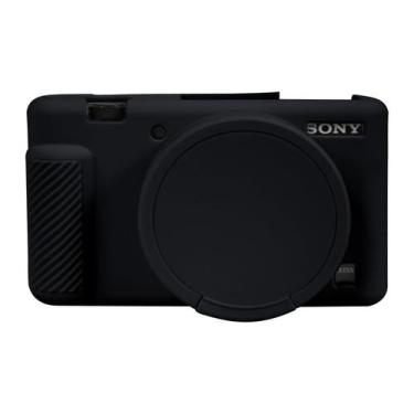 Imagem de Capa de câmera Easy Hood Silicone para Sony ZV-1 preta