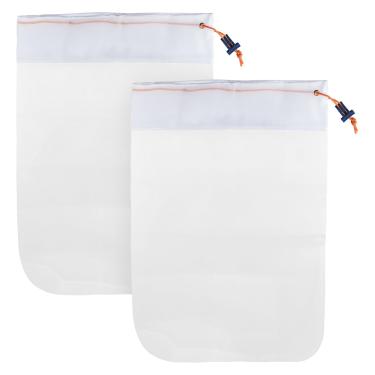 Imagem de Apopip HH1506COMP Bolsa de substituição fina padrão para limpador de piscina com cabeça de martelo, bolsa de detritos de 100 mícrons, bolsa vulcânica ultrafina completa com gancho - pacote com 2