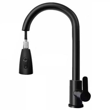 Imagem de Torneira Gourmet Monocomando Pull Down Cozinha Misturador Agua Quente 