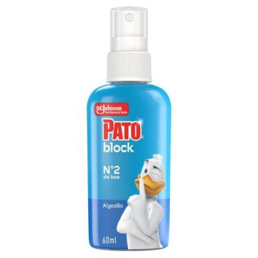 Imagem de Odorizador Sanitário Líquido Algodão Pato Block 60ml Spray