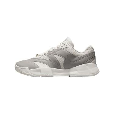 Imagem de Nike Court Lite 4 Premium Tênis masculino de quadra rígida (FZ1220-001, Phantom/cinza universitário/estanho metálico), Fantasma/cinza universitário/estanho metálico, 40