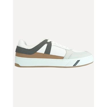 Imagem de Tênis Calvin Klein Jeans Masculino Baixo Palito Layers Bicolor Branco-Masculino