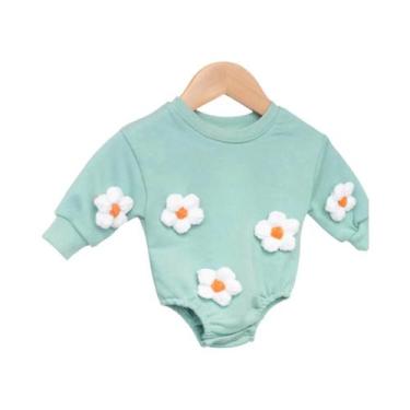 Imagem de Macacão de Moletom de Algodão para Bebê (0-3 anos) - Primavera/Outono,