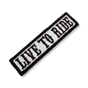 Imagem de NT0513-001 Live to Ride Patch Bordado 10,2x2,5cm - BR44