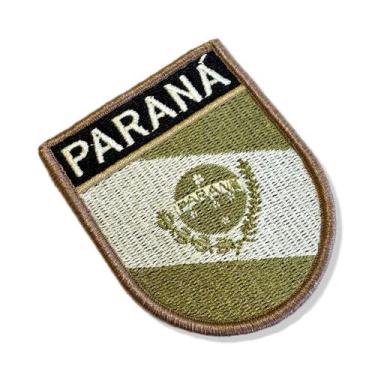 Imagem de BE0174E-003 Bandeira Paraná Patch Bordado 6,8x8,0cm - BR44